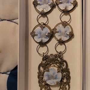 Handmade teacup necklace
